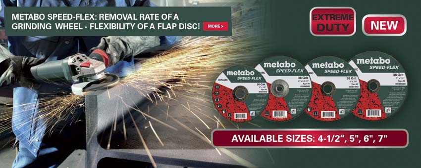 Metabo Speed-Flex Ceramic Wheel: Aggressively Flexible