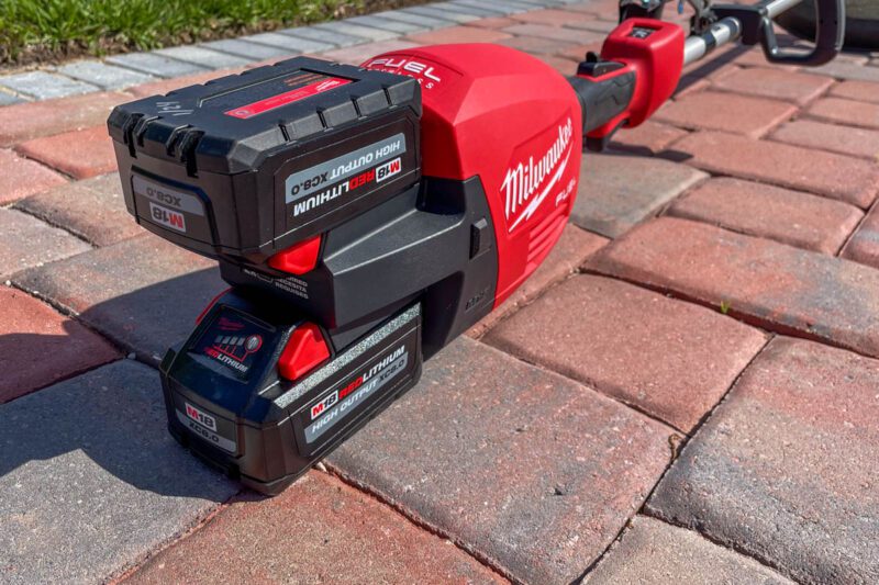 Over-under battery configuration