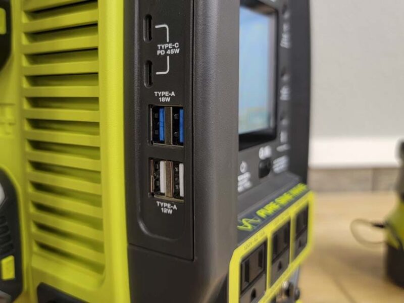 USB ports