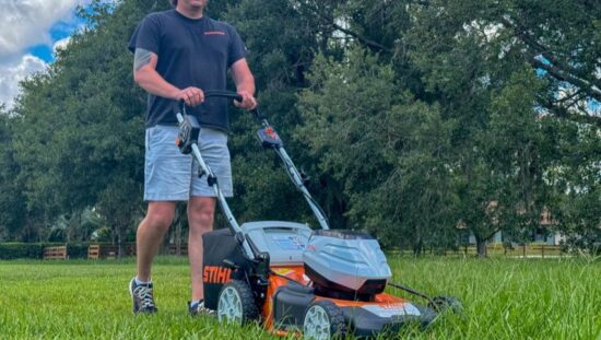 Stihl RMA 510 V battery-powered lawn mower